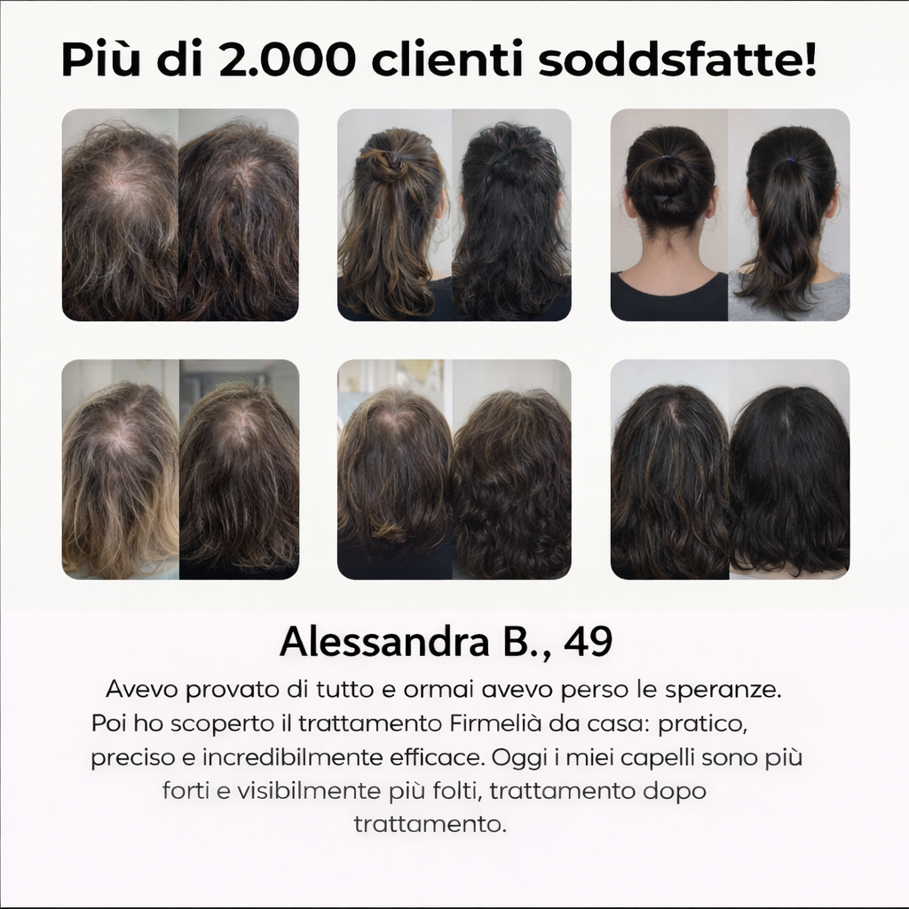 Sistema de microinfusión Firmelià® para el recrecimiento del cabello en mujeres